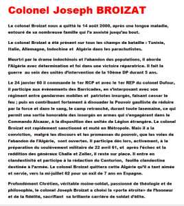  Joseph BROIZAT 
---- 
BIOGRAPHIE
----
7 ans d'exil en Espagne
